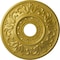 Ekena Millwork Valletta Ceiling Medallion (Fits Canopies up to 3 1/2"), 18"OD x 3 1/2"ID x 1"P, Rich Gold CM18VLRGS - alternate 1